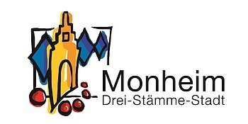 Drei-Stämme-Stadt Monheim Logo