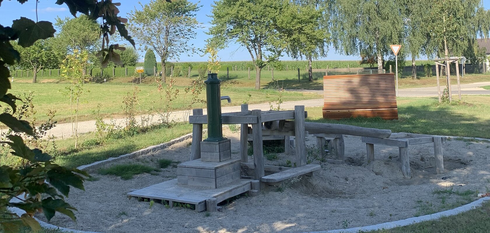 Dorferneuerung Flotzheim Wasserspielplatz