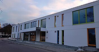 Neuer Kindergarten Monheim Außenansicht