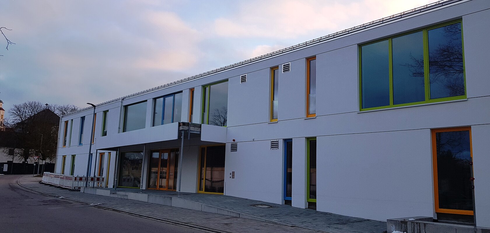 Neuer Kindergarten Monheim Außenansicht