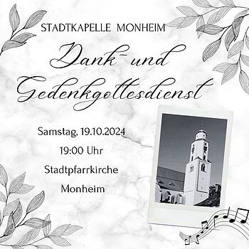 Dank- und Gedenkgottesdienst Stadtkapelle