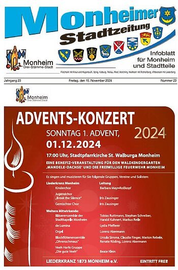 Monheimer Stadtzeitung Ausgabe 23-2024