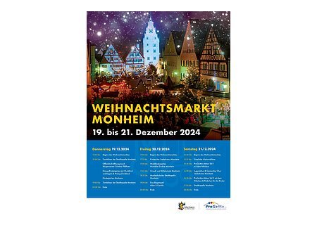 Weihnachtmarkt Monheim 19.-21.12.2024