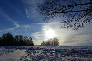 Eine Winterwanderung auf der Monheimer Alb