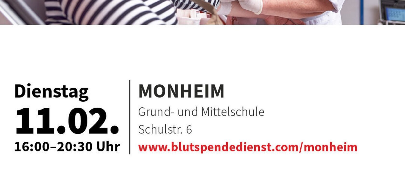 Blutspende Monheim 11.02.2025