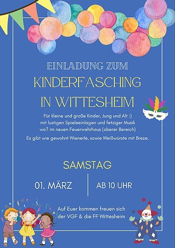 Kinderfasching Wittesheim